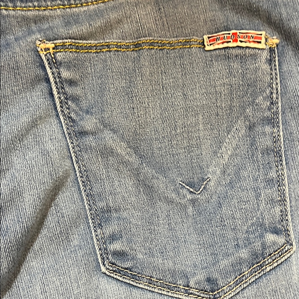 Hudson Jeans Women's Denim Blue Skinny Jeans - Picture 8 of 12